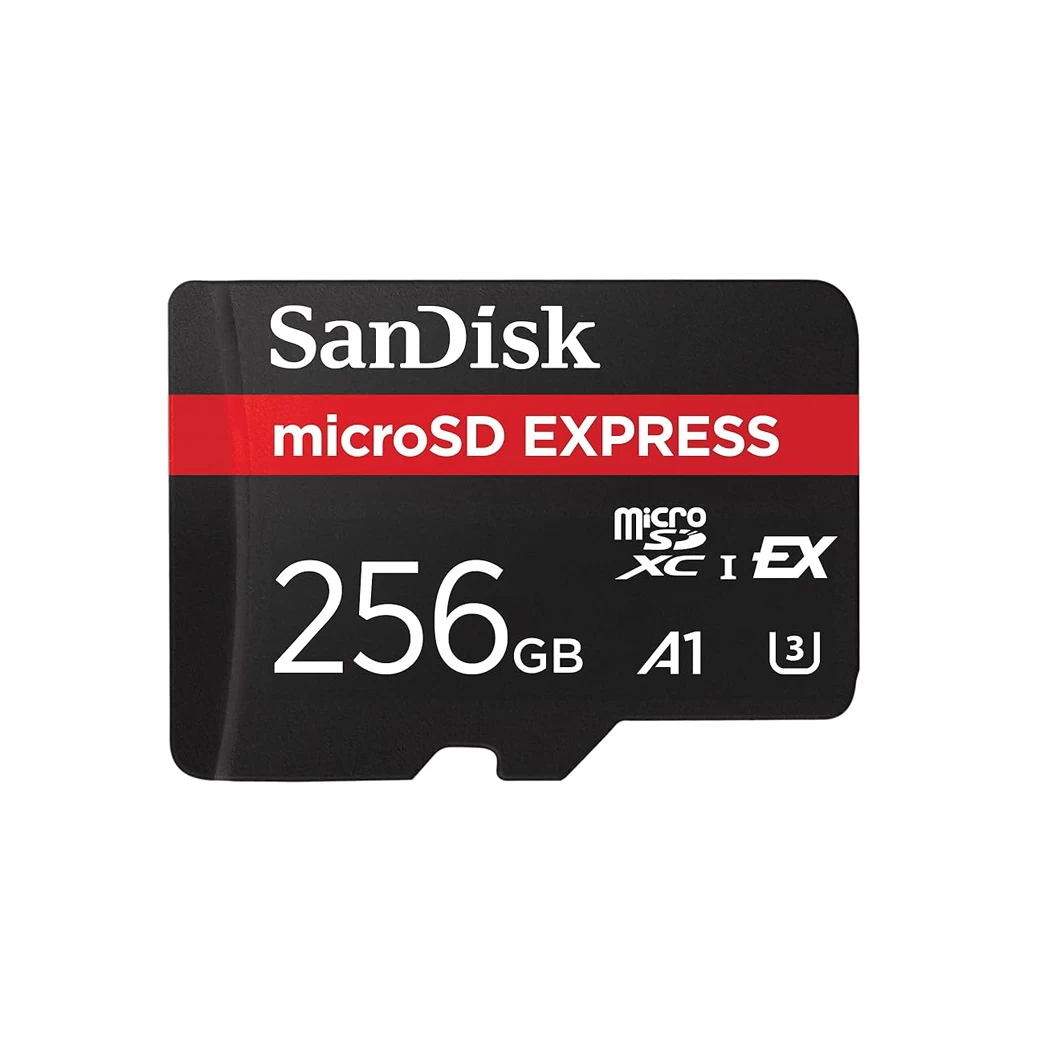 Nintendo Switch 2 : Sandisk microSD Express Card (Crimson Black A1) – เร็วระดับ SSD โหลดเกมไว เล่นลื่น ไม่มีสะดุด!