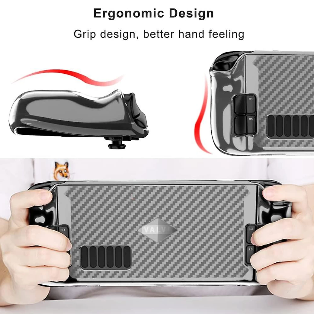 Steam Deck : TPU Cover (Clear)