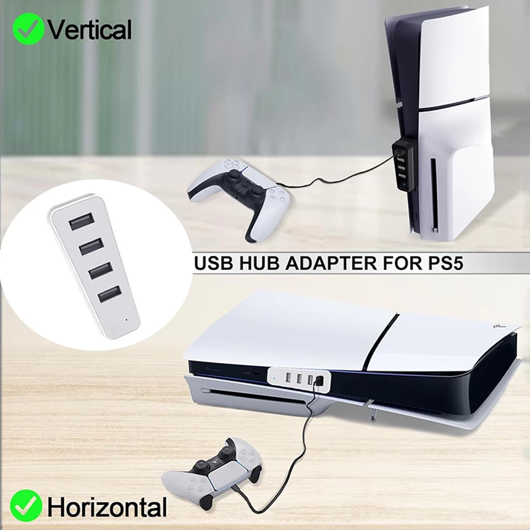 PS5 Slim : USB Hub 4 Port
