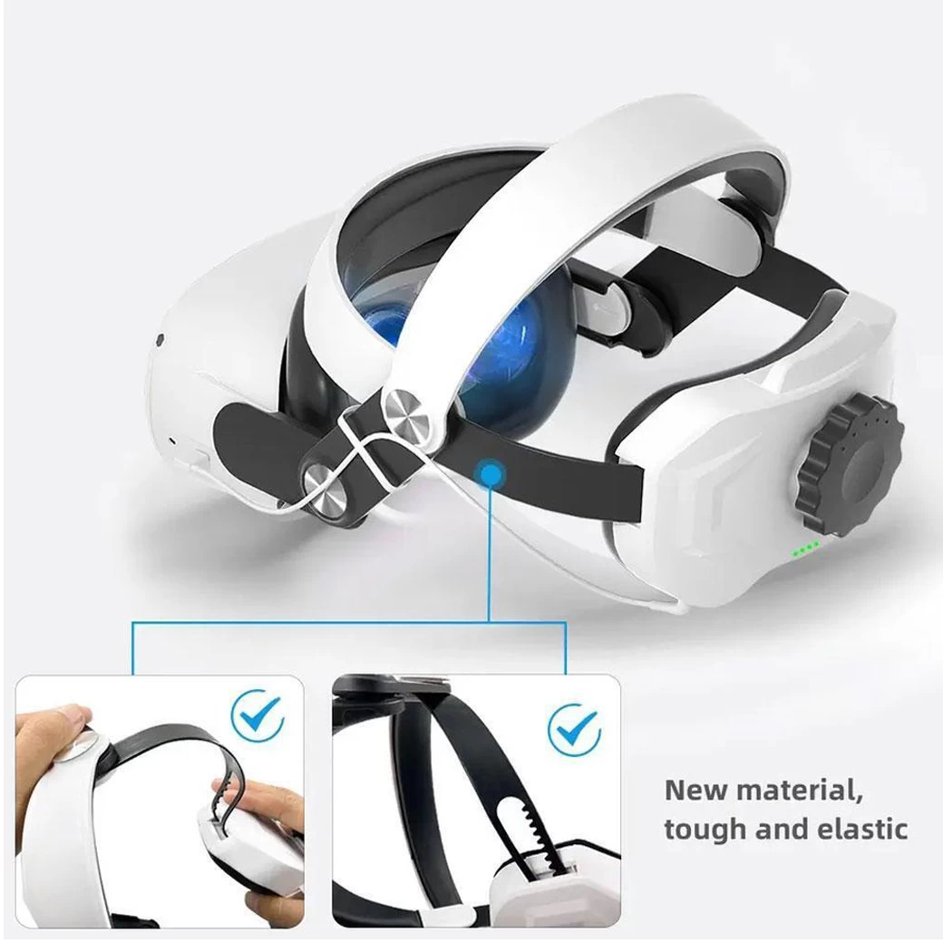 Meta Quest 3 : Head Strap With Battery 6000mAh