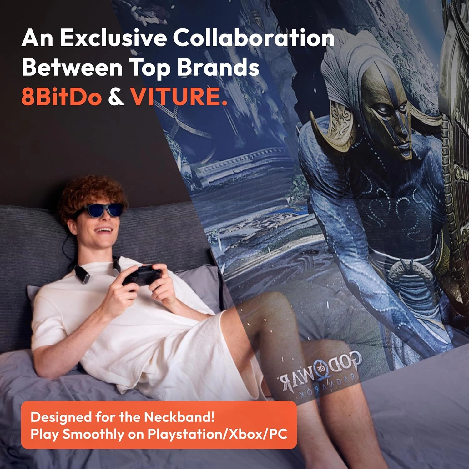VITURE x 8BitDo Ultimate C Bluetooth Controller – เชื่อมต่อไร้สาย เล่นได้อิสระ การควบคุมที่แม่นยำ