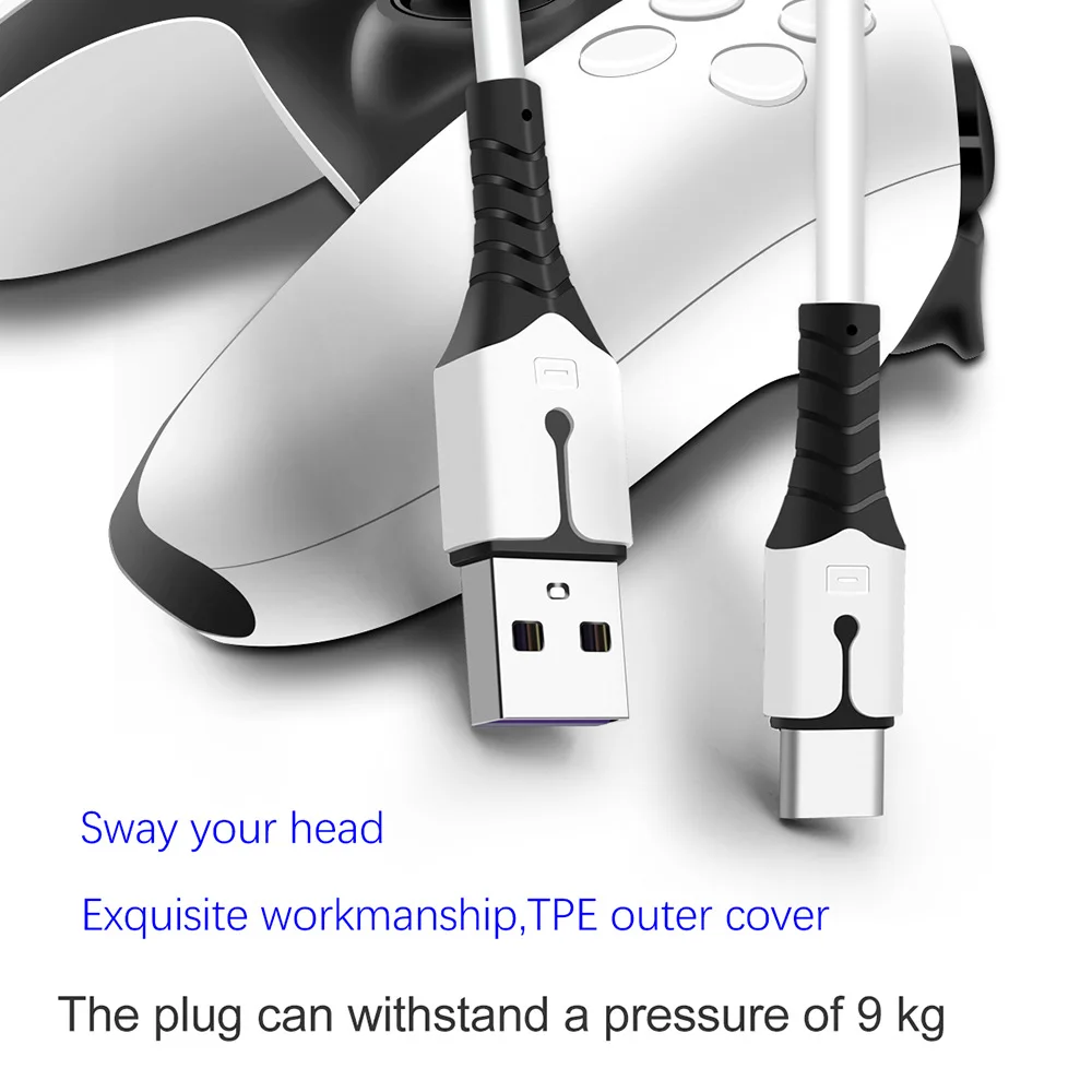 PS5 Slim : USB Type C (3.0m) – สายความยาวถึง 3 เมตร