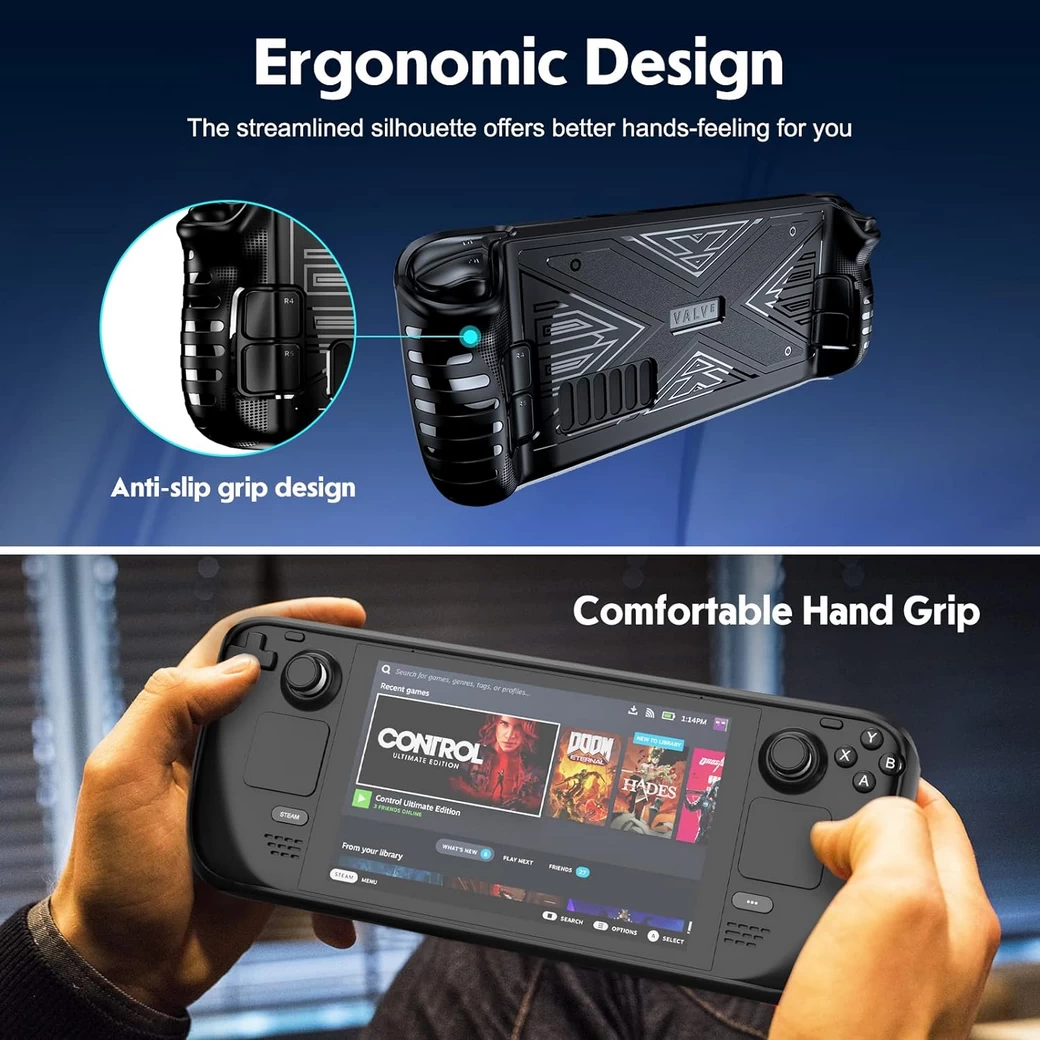 Steam Deck : TPU Cover (Black)