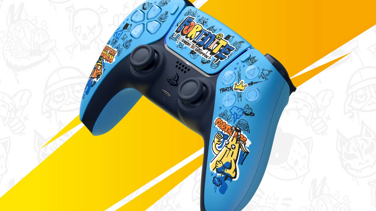 PS5 : DualSense Wireless Controller - Fortnite Limited Edition