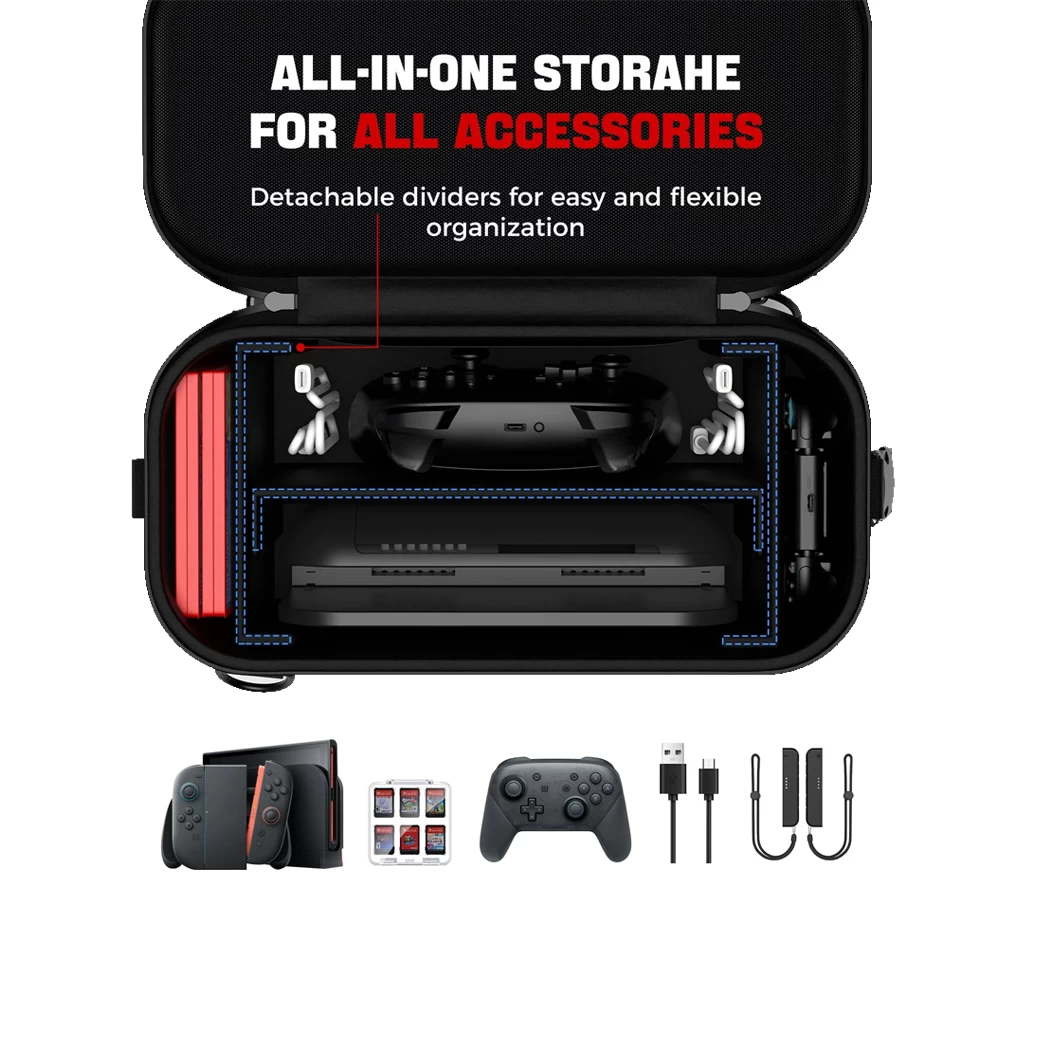 Nintendo Switch 2 : IINE Storage Case All In 1