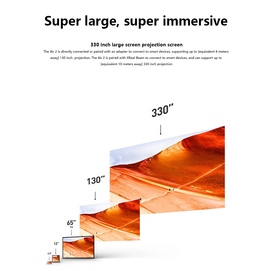 XREAL Air 2 (2023) Red – AR Glasses Gen-2