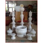 ตะเกียงใต้หวันหินอ่อน,พุทธประทีปหินอ่อน,ชุดใหญ่