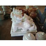 ปิเช๊ยะหินอ่อนสีขาว 5 นิ้ว