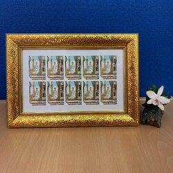 กรอบรูปที่ระลึก แสตมป์ฉลองราชสมบัติครบ 50 ปี (ชุด2) แบบ 12