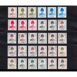 แสตมป์พระรูป รัชกาลที่ 9 ชุด 8 ครบชุด+ครบ PLATE 1&2 (MNH) หายาก