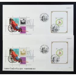 ซองที่ระลึกงานแสดงตราไปรษณียากรจีน ณ ฮ่องกง (ชีทปรุ+ชีทไม่ปรุ)