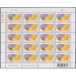 แสตมป์90ปี กระทรวงคมนาคม (เต็มแผ่น)