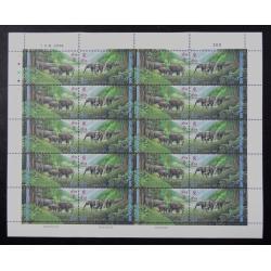 แสตมป์ 20 ปี ความสัมพันธ์ทางการฑูตระหว่างประเทศไทยกับประเทศสาธารณรัฐประชาชนจีน (เต็มแผ่น)