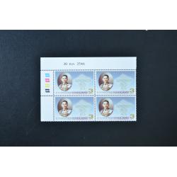 บล็อค 4 (มุมวันที่) วันพระบามสมเด็จพระปกเกล้าเข้าอยู่หัว