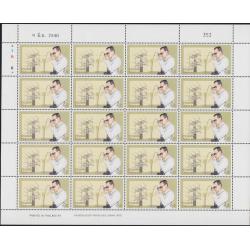 แสตมป์พระราชอัจฉริยภาพด้านโทรคมนาคม (เต็มแผ่น)