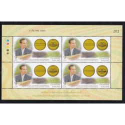 แสตมป์วันเฉลิมพระชนมพรรษา พระบาทสมเด็จพระเจ้าอยู่หัว แบบที่2 (เต็มแผ่น4ดวง)