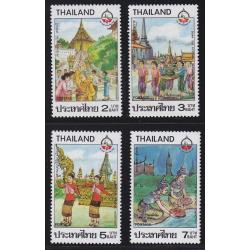 แสตมป์ปีท่องเที่ยวไทย 2530 (สภาพดี)