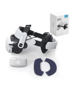 Meta Quest 3 : BOBOVR M3 Pro Head Strap Compatible With Magnetic Battery 5200mAh