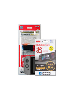 Nintendo Switch Case Crystal Protector + Screen Protector (Glass)