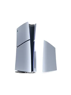 PS5 Slim : Console Cover - Sterling Silver