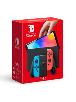 Nintendo Switch (OLED model) Neon Red Neon Blue set (ประกันศูนย์ไทย)