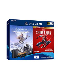PlayStation 4 Pro Marvel's Spider-Man / Horizon Zero Dawn Bundle