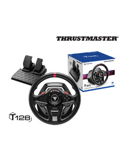 Thrustmaster T128 Racing Wheel PS version ASIA UK Plug For PS5 ,PS4 ,PC