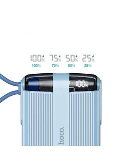 HK58 PD20W WITH BUILT-IN DUAL PD CABLE FAST CHARGING POWERBANK 10000mAh