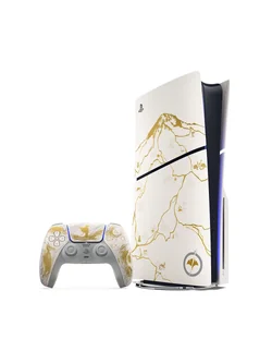(NEW) PlayStation 5 Slim – Ghost of Yōtei Gold Limited Edition Bundle