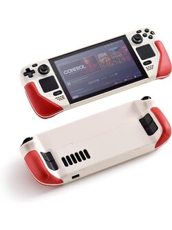 Steam Deck : Case Cover Two Tone White/Red