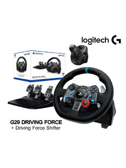 Logitech G29 Driving Force Racing Wheel + Driving Force Shifter : ดื่มด่ำโลกแห่ง Sim Racing ไปกับแรงต้านสมจริง
