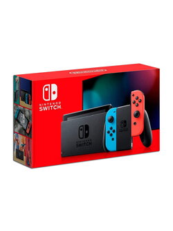 Nintendo Switch Neon Red Neon Blue (V2) (ประกันศูนย์ไทย)