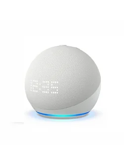 Amazon Echo Dot Gen 5 with Clock (White)