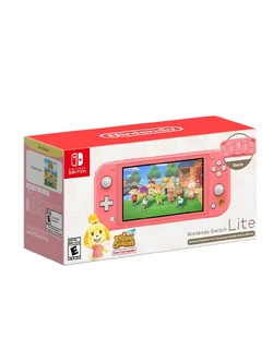 Nintendo Switch Lite - Animal Crossing: New Horizons Isabelle Aloha Edition