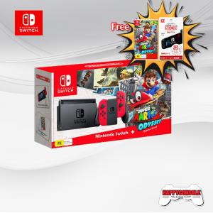 ซูมเน้นๆกับตัวเครื่อง Nintendo Switch Mario Odyssey Bundle
