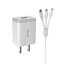 Q1 3.0A OUTPUT FAST CHARGING ADAPTER 3-IN-1