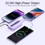 JR-L012 10000mAh MINI FAST CHARGING POWERBANK WITH LIGHTNING&TYPE-C DUAL CABLE
