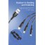 CL-972 3IN1 FAST CHARGING DATA CABLE