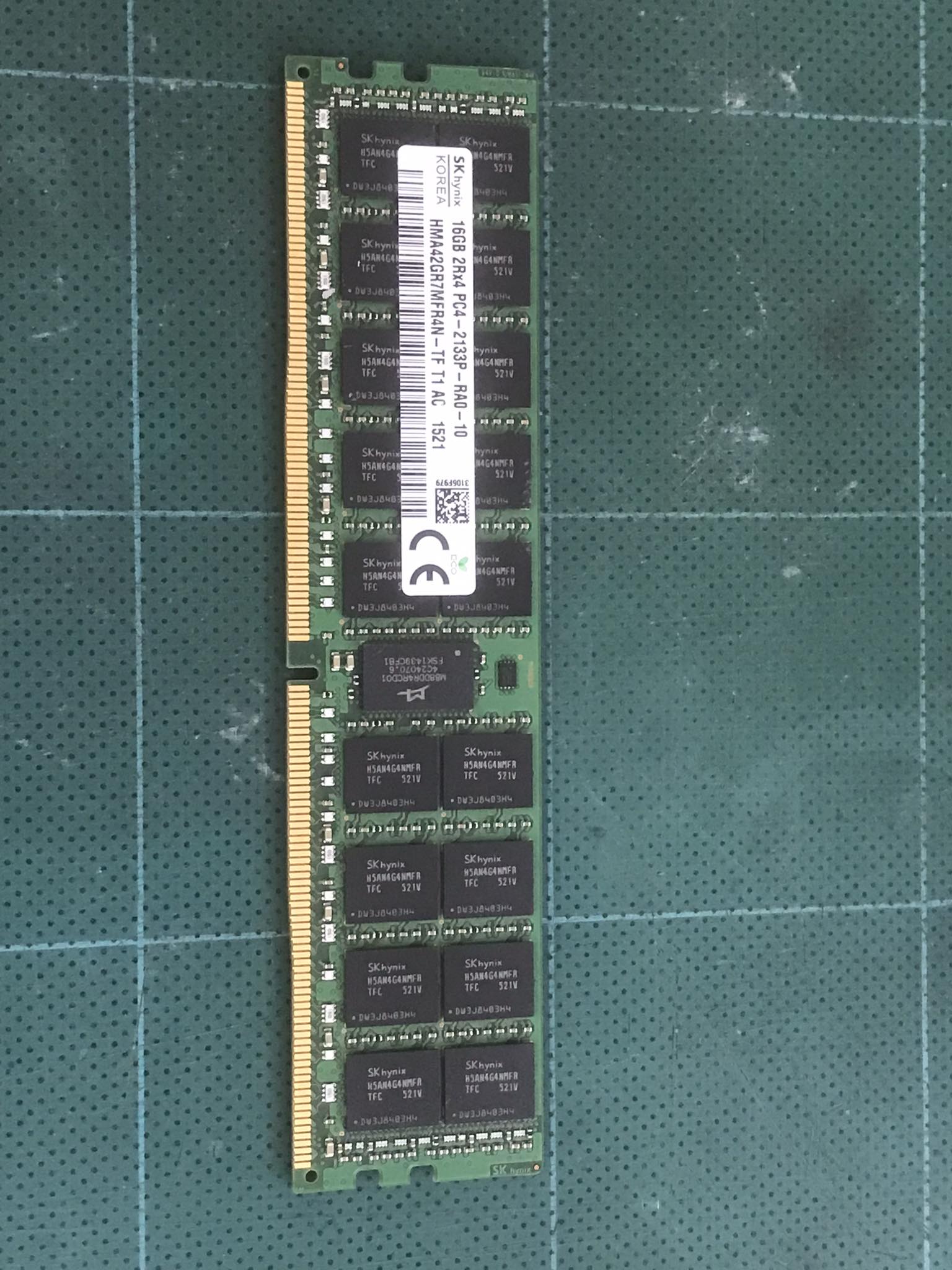 Hynix 16GB 2Rx4 PC4-2133P Memory Module // HMA42GR7MFR4N-TF / MTA36ASF2G72PZ-2G1A2 (Used) // สินค้ารับประกัน โดย บริษัท อะไหล่เซิร์ฟเวอร์ จำกัด