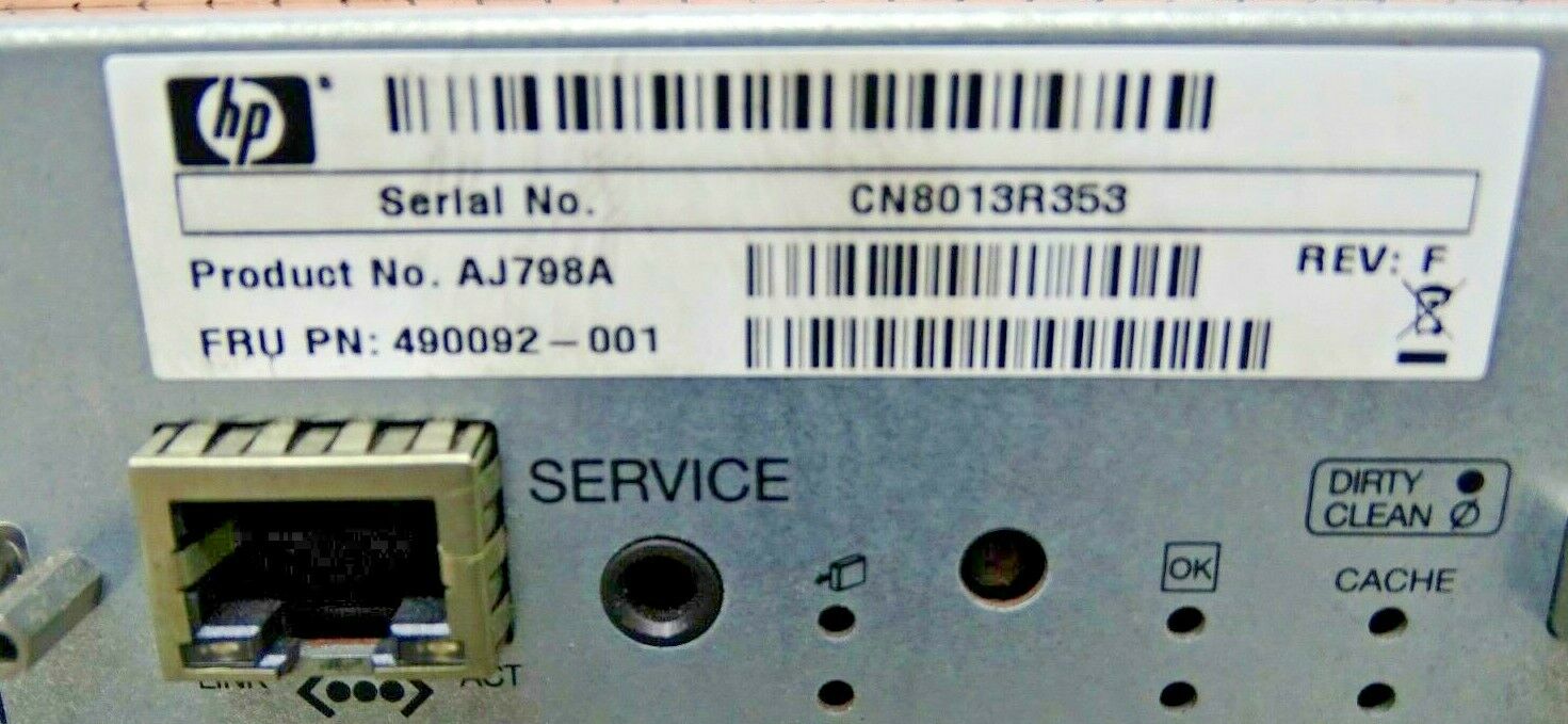 HP StorageWorks Smart Array Controller AJ798A MSA2300FC // 490092-001 (Used) // สินค้ารับประกัน โดย บริษัท อะไหล่เซิร์ฟเวอร์ จำกัด