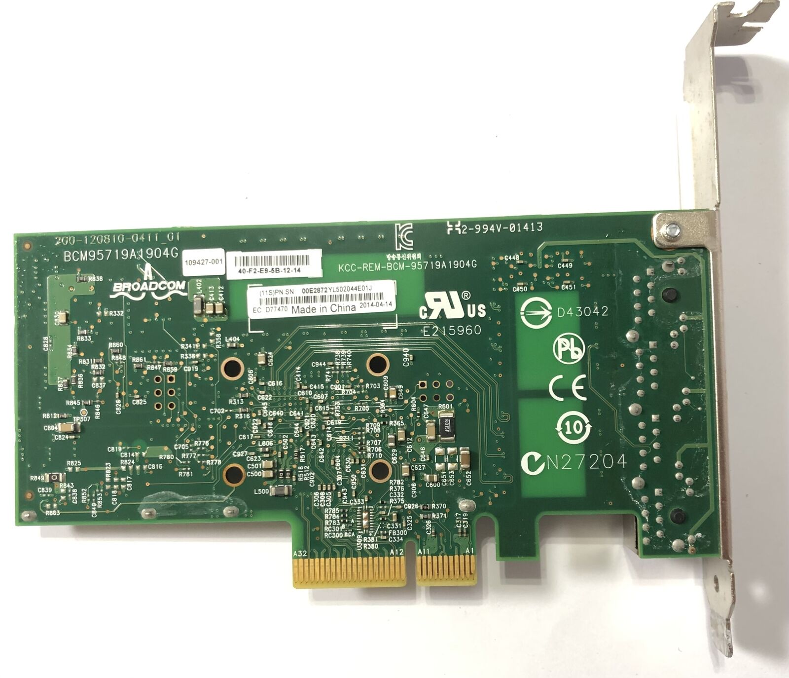 IBM Broadcom NetXtreme 5719 1GB 4 Port Ethernet Server Adapter // 00E2872 (Used) // สินค้ารับประกัน โดย บริษัท อะไหล่เซิร์ฟเวอร์ จำกัด