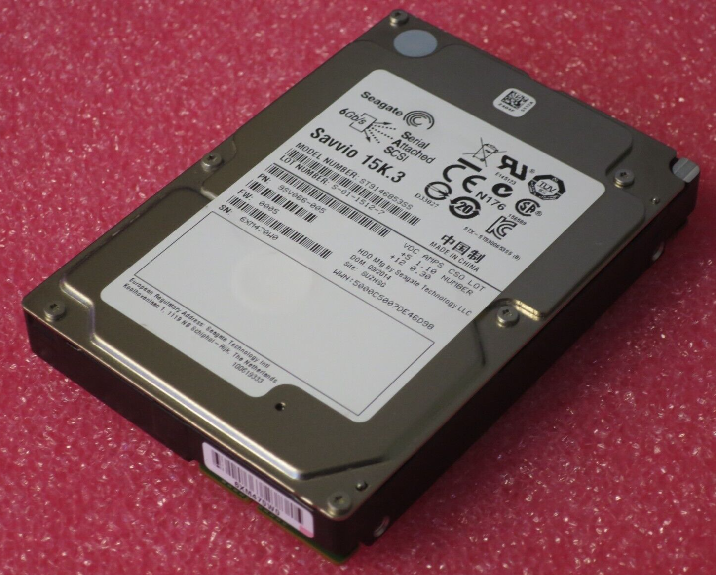 Seagate Savvio 15K.3 146GB 15K 6G SAS 2.5'' Hard Drive // ST9146853SS / 9SV066-055 (Used) // สินค้ารับประกัน โดย บริษัท อะไหล่เซิร์ฟเวอร์ จำกัด
