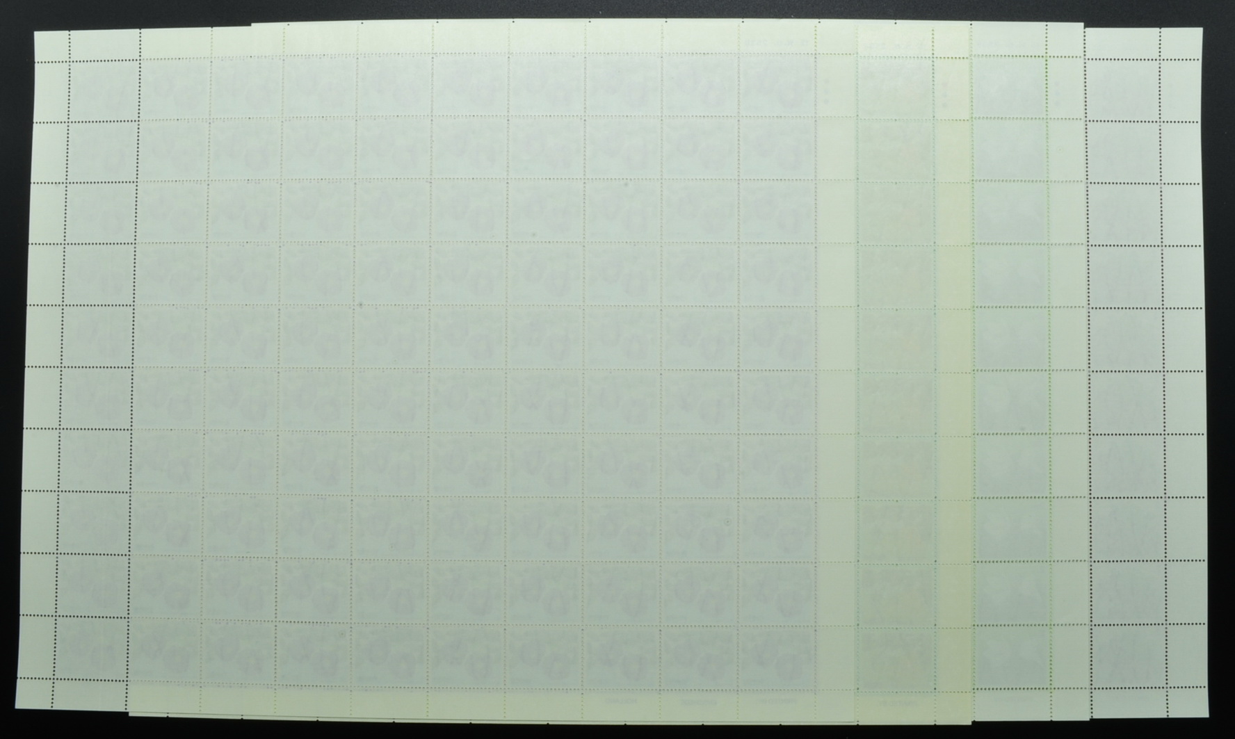 แสตมป์ปีใหม่ 2539 ชุด8 (เต็มแผ่น100ดวง)