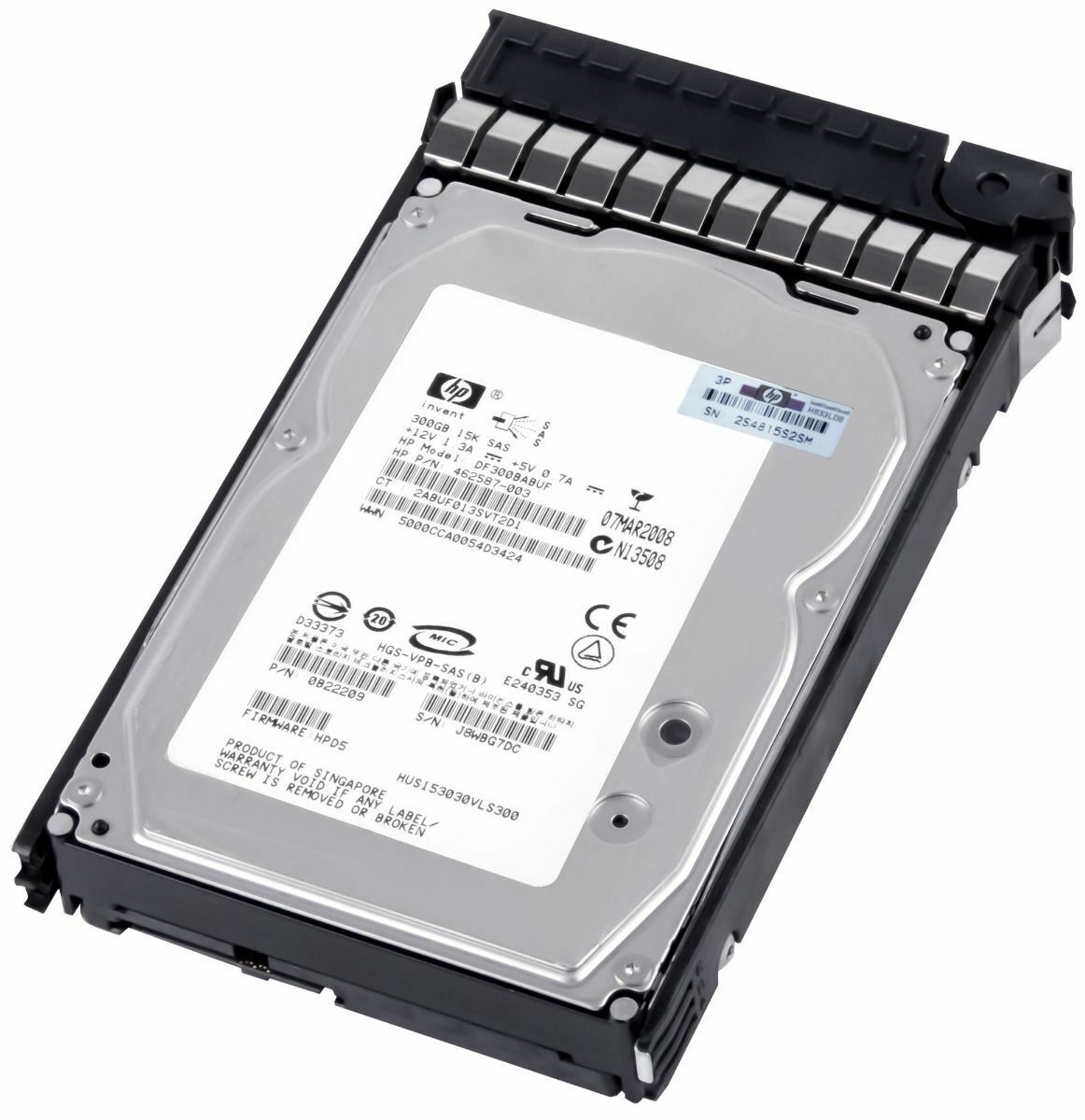 HP 300GB 15K SAS SP 3.5" HARD DRIVE // DF300BABUF / TRAY 432146-001 / HDD 462587-003 / GPN 375874-014 / 0B22209 / HUS153030VLS300 (Used) // สินค้ารับประกัน โดย บริษัท อะไหล่เซิร์ฟเวอร์ จำกัด