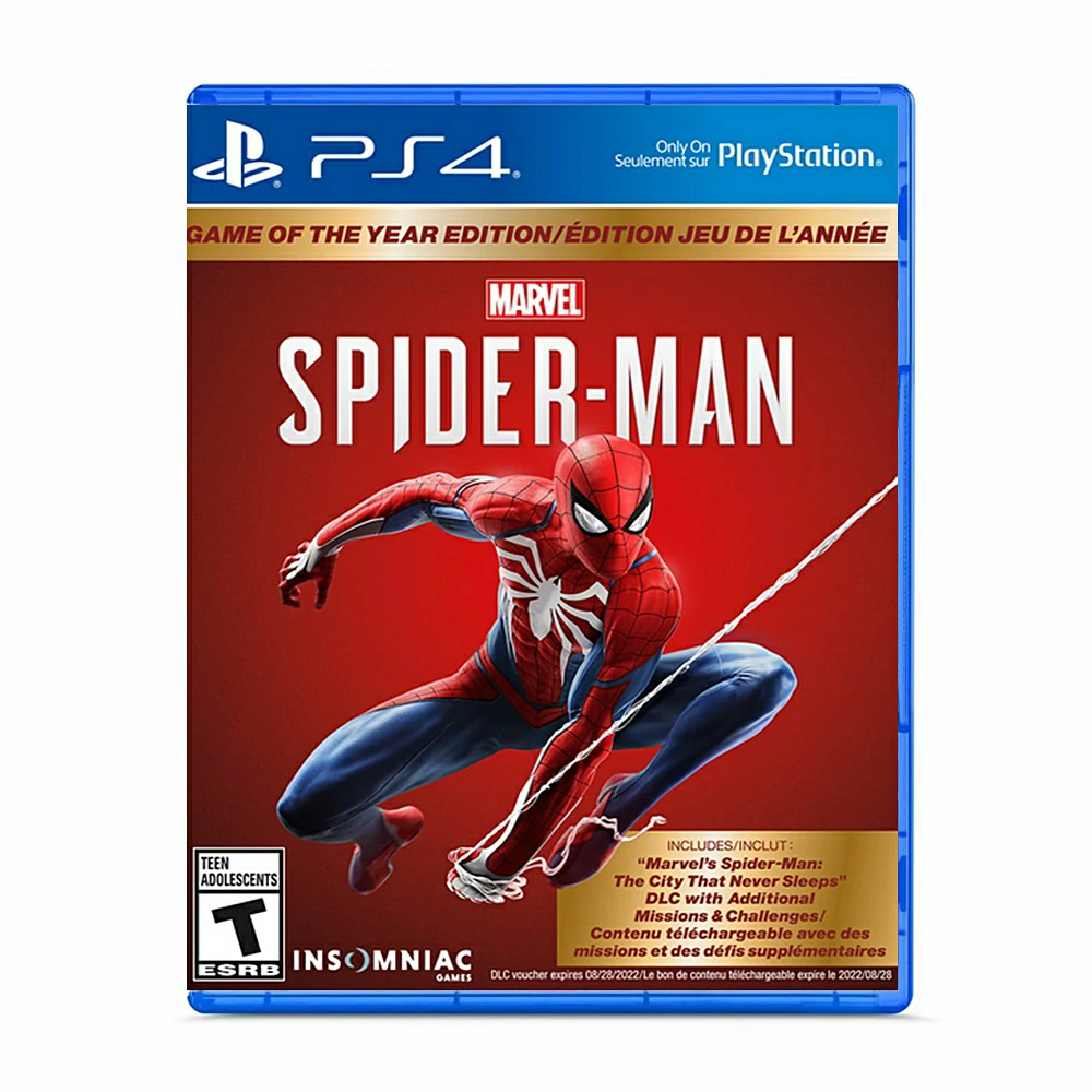 PS4- Marvel's Spider-Man : Game of the Year Edition