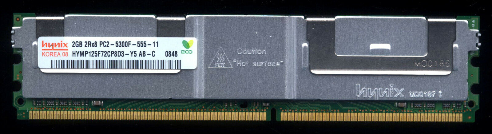 Hynix 2GB 2RX8 PC2 5300F-555-11 Ram / HYMP125F72CP8D3-Y5- AC (Used) // สินค้ารับประกัน โดย บริษัท อะไหล่เซิร์ฟเวอร์ จำกัด
