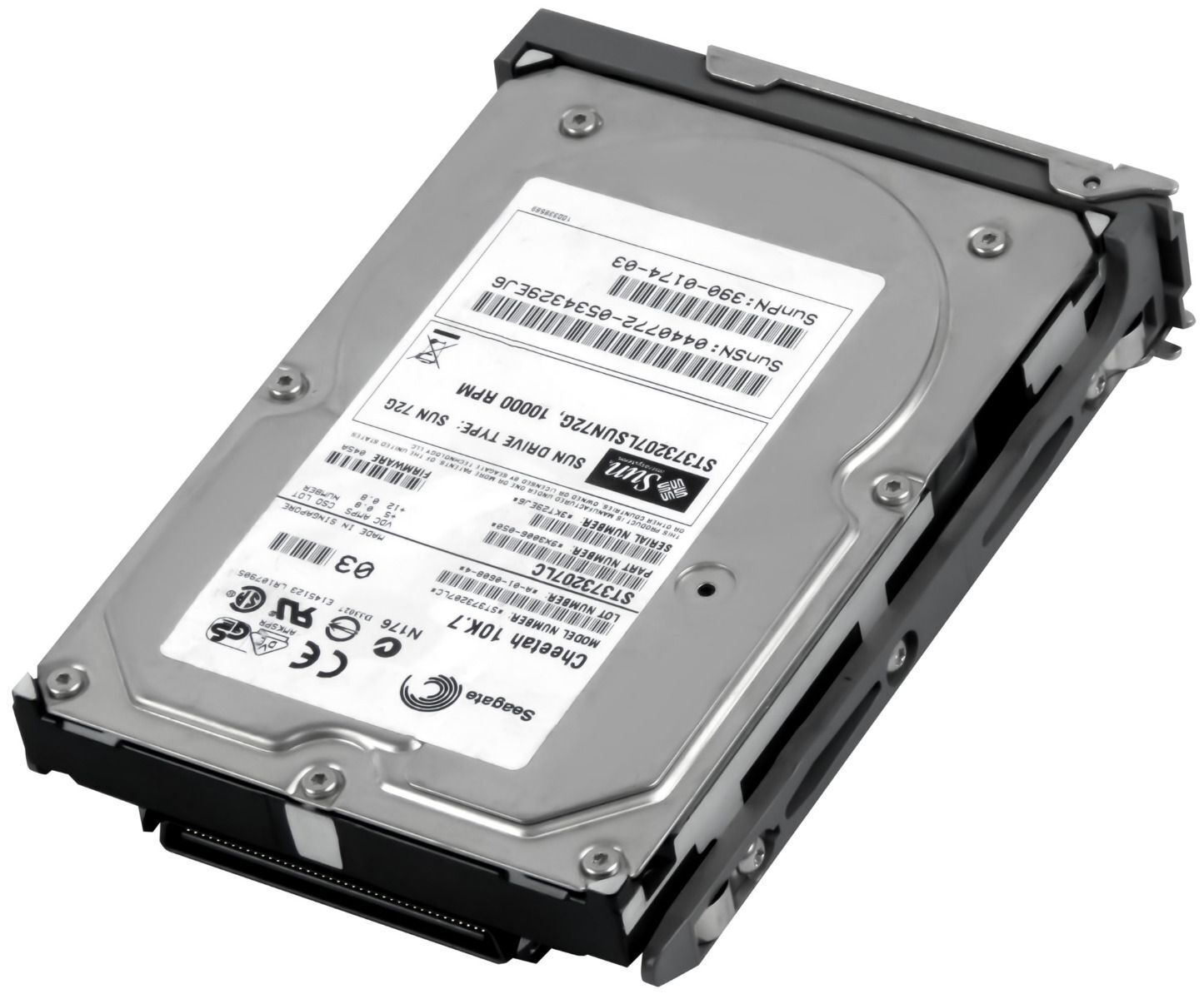 SUN / Seagate 73GB 10K SCSI U320 3.5'' Pouces SUN // 390-0174-03 0440772 ST373207LSUN72G // ST373207LC // TRAY 540-5455-01 FIRMARE 045A (Used) // สินค้ารับประกัน โดย บริษัท อะไหล่เซิร์ฟเวอร์ จำกัด
