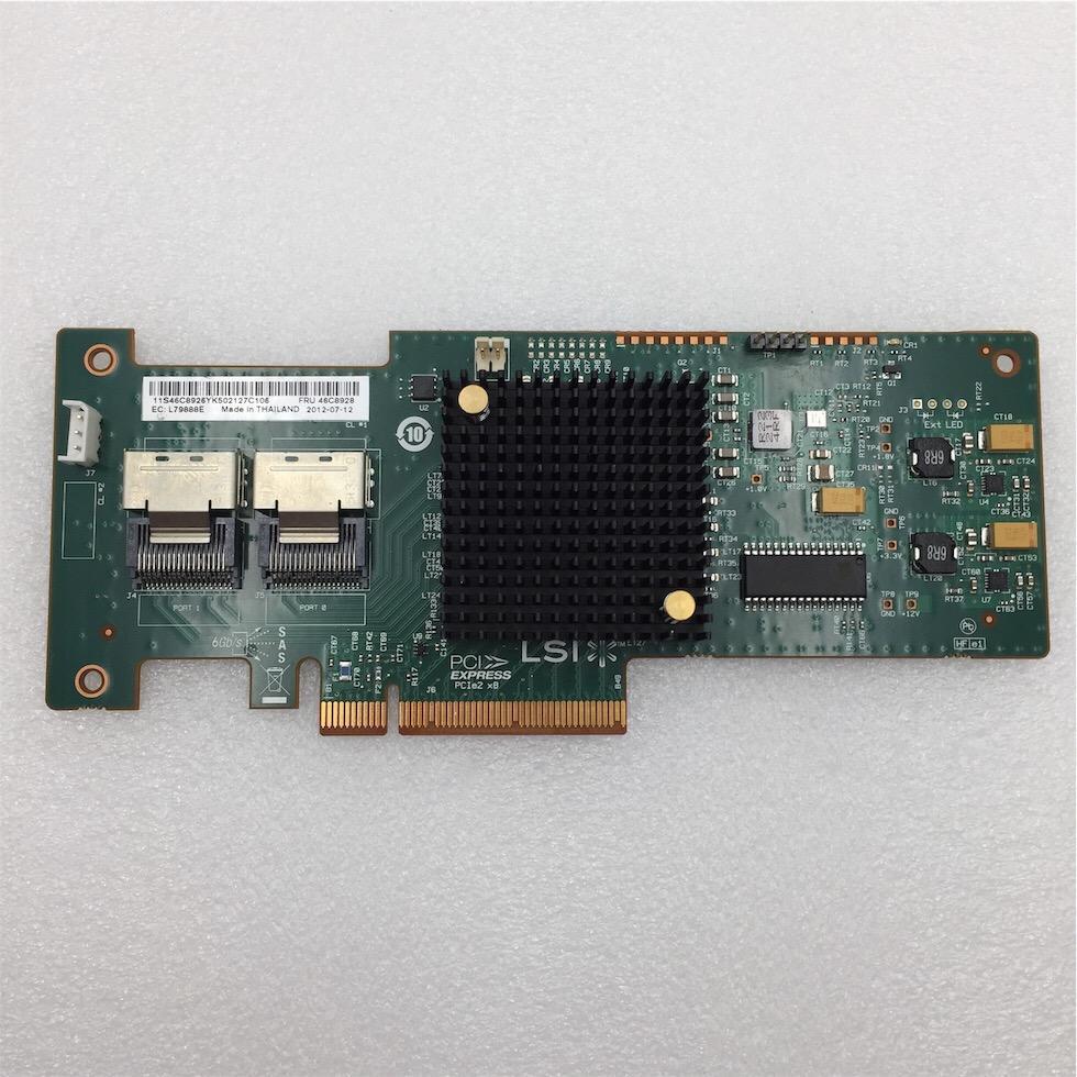 (New) IBM M1115 Serve Raid SAS/SATA PCI-e RAID Controller LSI SAS 9223-8i // 46C8928 // สินค้ารับประกัน โดย บริษัท อะไหล่เซิร์ฟเวอร์ จำกัด
