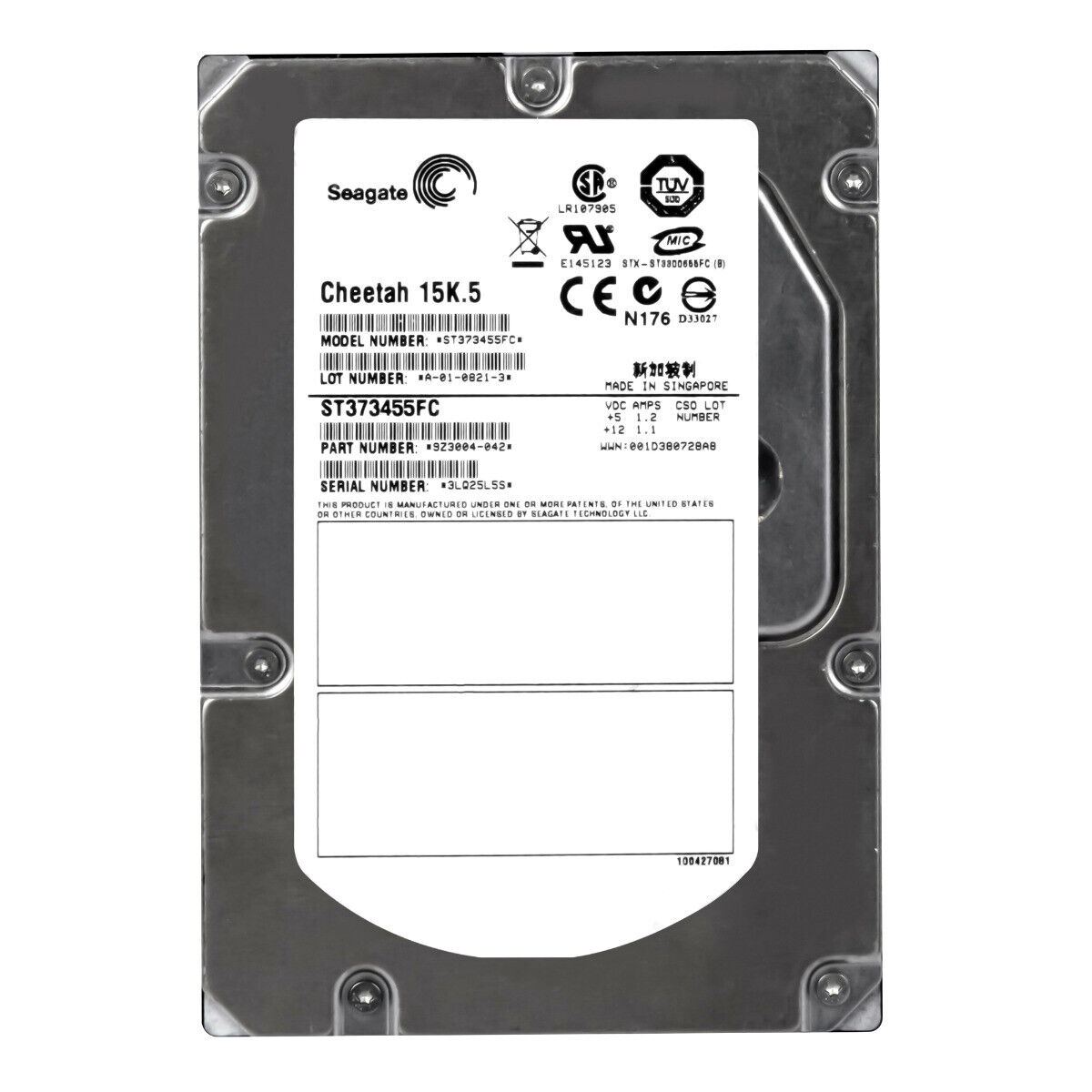 Seagate 73GB 15K 3.5" FC Fibre Channel Hard Drive // ST373455FC / 9Z3004-030 (Used) // สินค้ารับประกัน โดย บริษัท อะไหล่เซิร์ฟเวอร์ จำกัด