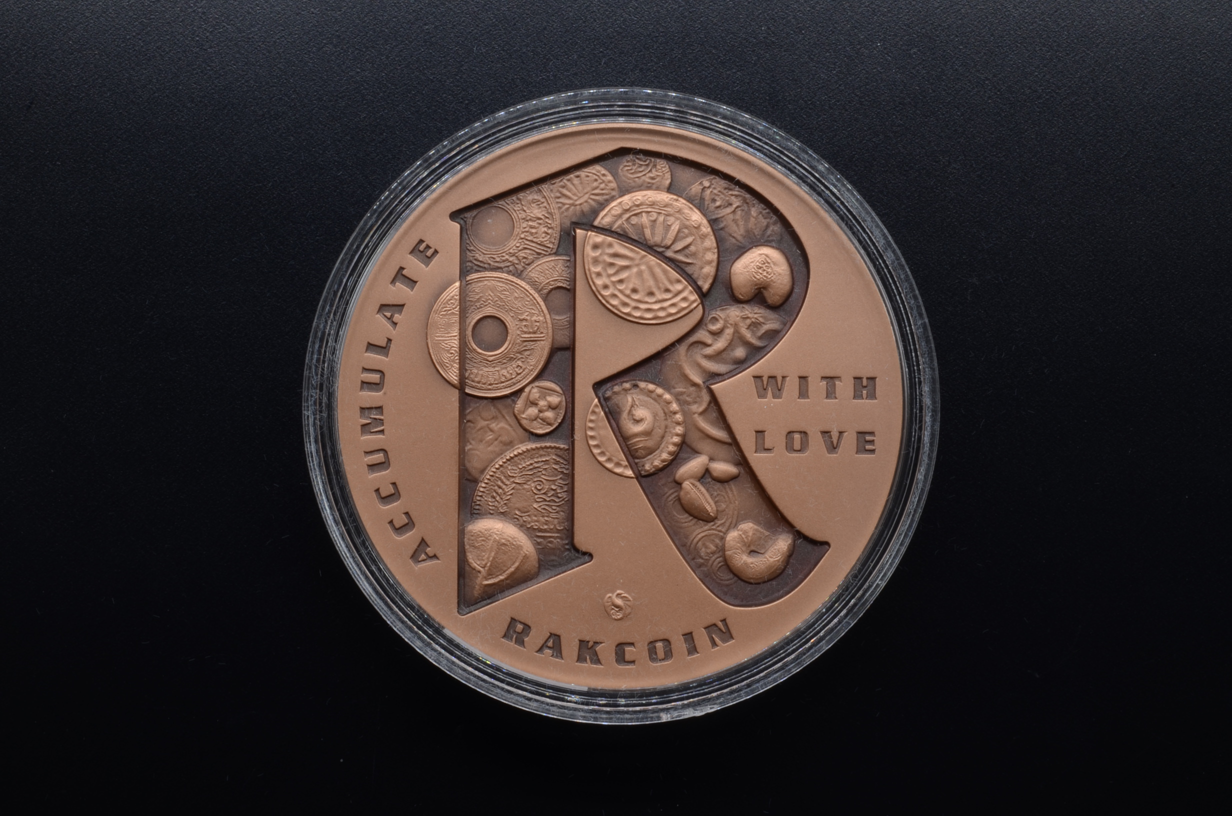 (ซื้อครบ 20,000 บาท รับของกำนัล) เหรียญที่ระลึก ครบรอบ 10 ปี ชมรมคนรักษ์เหรียญ ปี2562 7 ซม. เนื้อทองแดงรมดำพ่นทราย